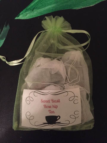 Herbal Tea - Sweet Basil Rose Hip Tea