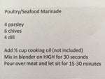 Marinade, Poultry/Seafood